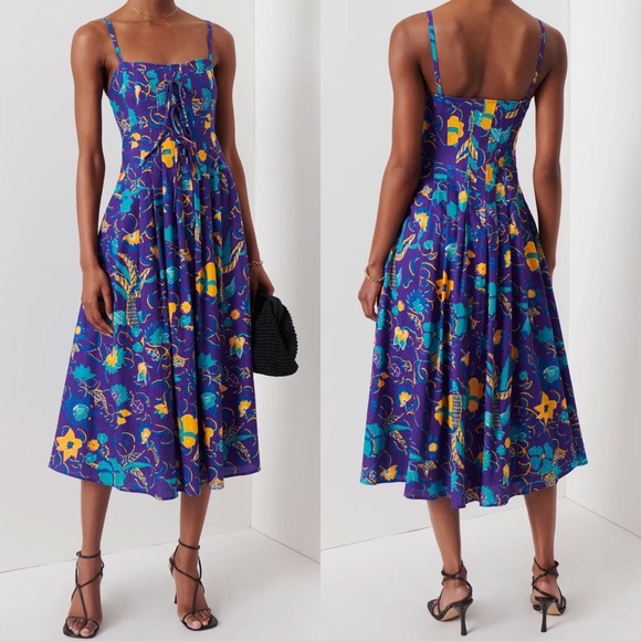 10 Crosby Derek Lam Dresses & Skirts - Derek Lam 10 Crosby | Purple Reef Aline Midi Dress